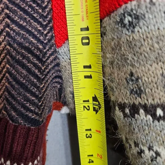 RCYCLD Pants Women S Patchwork Sweater Boho Hippie Loungewear - Picture 2 of 8